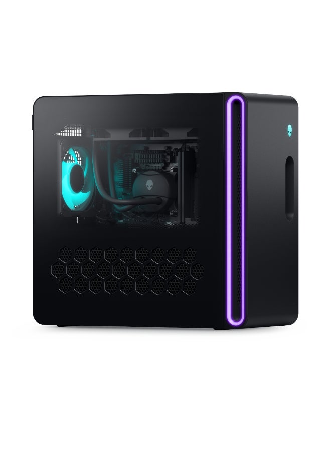 DELL - Alienware Aurora R16 Tower PC Core i7-14700F Processor/16GB RAM/1TB SSD/8GBGeForce RTX 4060 Ti Graphics/Windows 11 Pro With HyperX Cirro Wireless Gaming Earbuds Black - Image 1