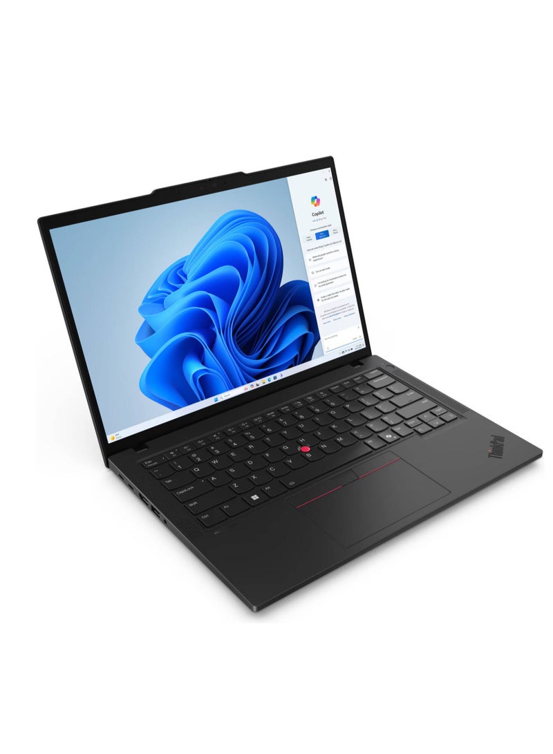ThinkPad T14 Gen 5 Laptop With 14-Inch WUXGA IPS 60Hz Touch Display, Intel Core Ultra 7 165U Processor/32GB RAM/512GB SSD/Intel Iris XE Graphics/Windows 11 Pro English black