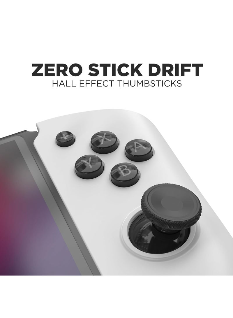 CRKD CRKD Nitro Deck - Professional Handheld Controller Deck with Zero Stick Drift for Nintendo Switch and Switch OLED (White)  - Image 4