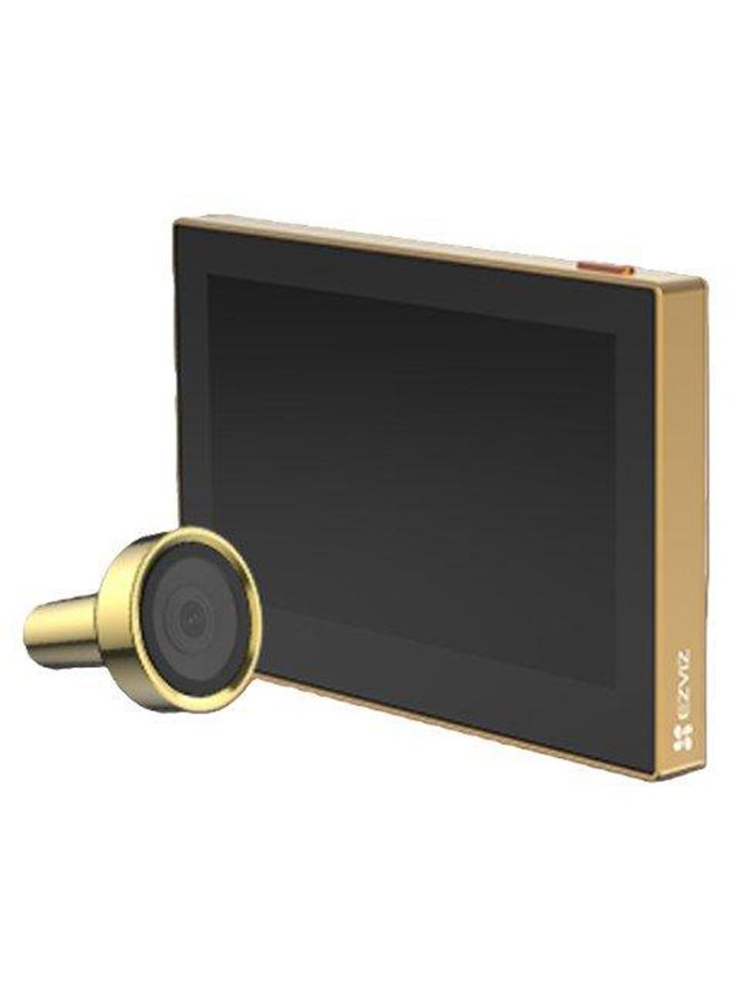 EZVIZ CP2 Wireless Peephole Door Viewer 43 Inch Indoor Color Screen 1080P Resolution Gold - Image 1
