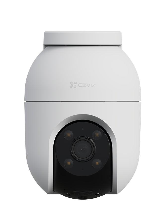 EZVIZ C8c Outdoor Solar Security Camera 5MP 3K Resolution 5MP 360 Pan  Tilt Coverage White  - Image 1