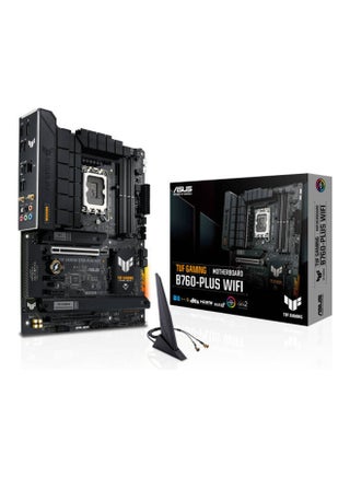 TUF Gaming B760-Plus Wi-Fi ATX LGA 1700 Motherboard, Intel B760 Chipset, 4x DIMM DDR5 Slots, 192GB Max Memory, 3x M 2 Slots, 2x PCIe 5 0 x16 Slot, Realtek 2 5Gb Ethernet 90MB1ER0-M1EAY0 black - pnsku/N70165092V/45/_/1743080050/924b52df-9827-4470-9a7e-b4bdeeb0762e
