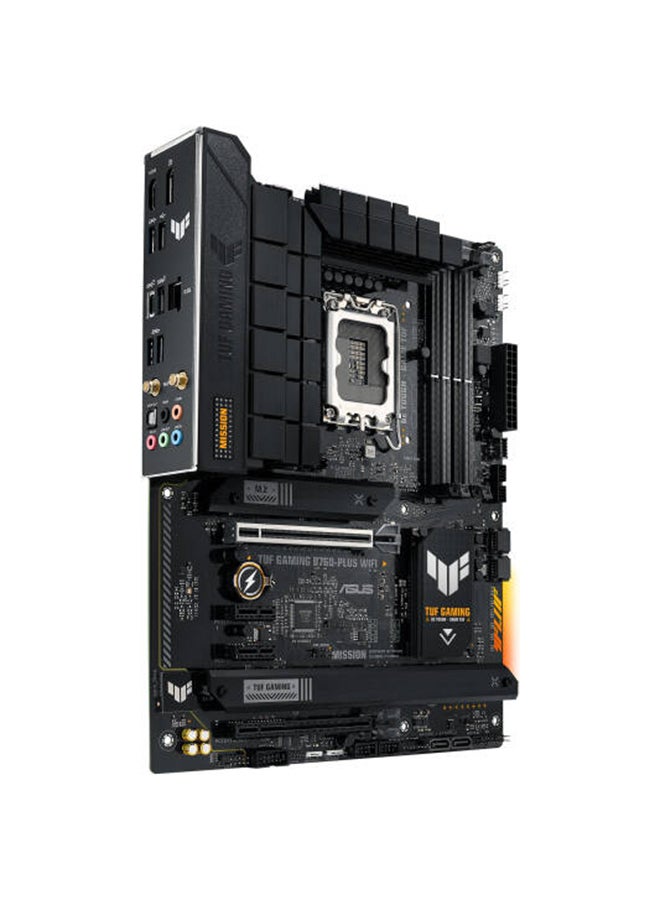 ASUS TUF Gaming B760-Plus Wi-Fi ATX LGA 1700 Motherboard, Intel B760 Chipset, 4x DIMM DDR5 Slots, 192GB Max Memory, 3x M 2 Slots, 2x PCIe 5 0 x16 Slot, Realtek 2 5Gb Ethernet 90MB1ER0-M1EAY0 black  - Image 3