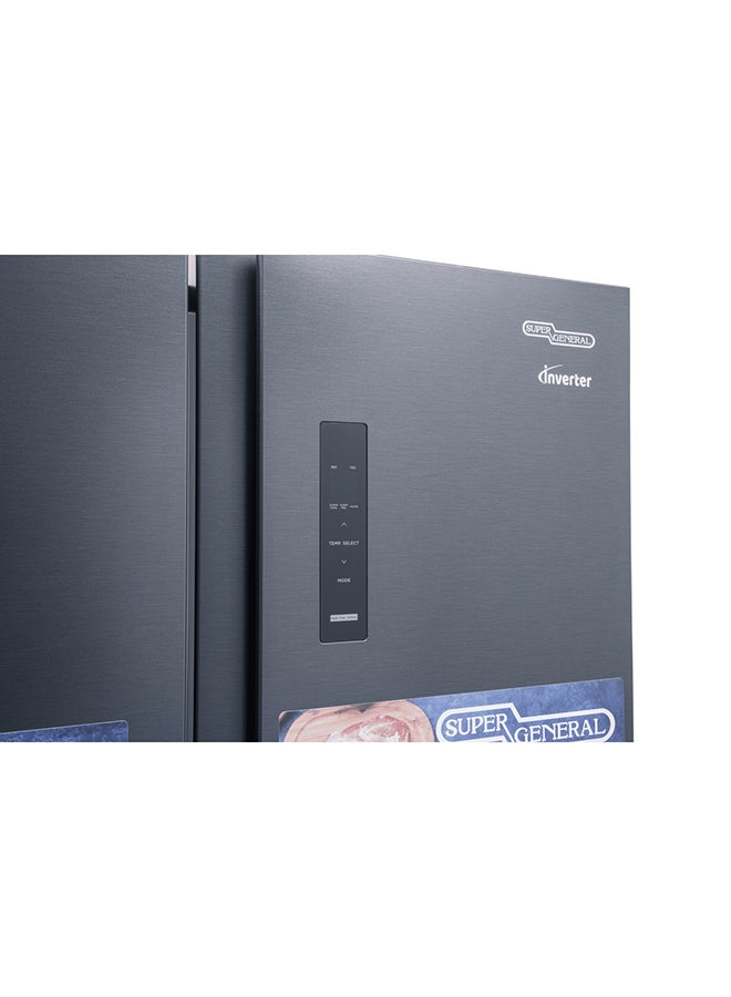 510 Net Capacity 18Cu.ft Side By Side Refrigerator-Freezer ‎With Digital Control And Temperature Display, No-Frost, Digital Control KSGR800SBS Black