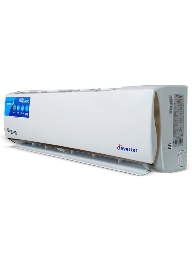 SUPER GENERAL 18200 BTU Inverter Compressor 1.5 Ton Split Air Conditioner With Power Saving Technology, Auto Clean, Gold Fin With Heat And Cool Function KSGS181iR White  - Image 3