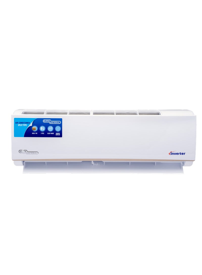سوبر جنرال 1.5 Ton Split Air Conditioner 18400 BTU With Inverter{Power Saving Technology}, Auto Clean, Gold Fin With Cool Only Function| KSGS181i/KSGS183i White  - Image 1
