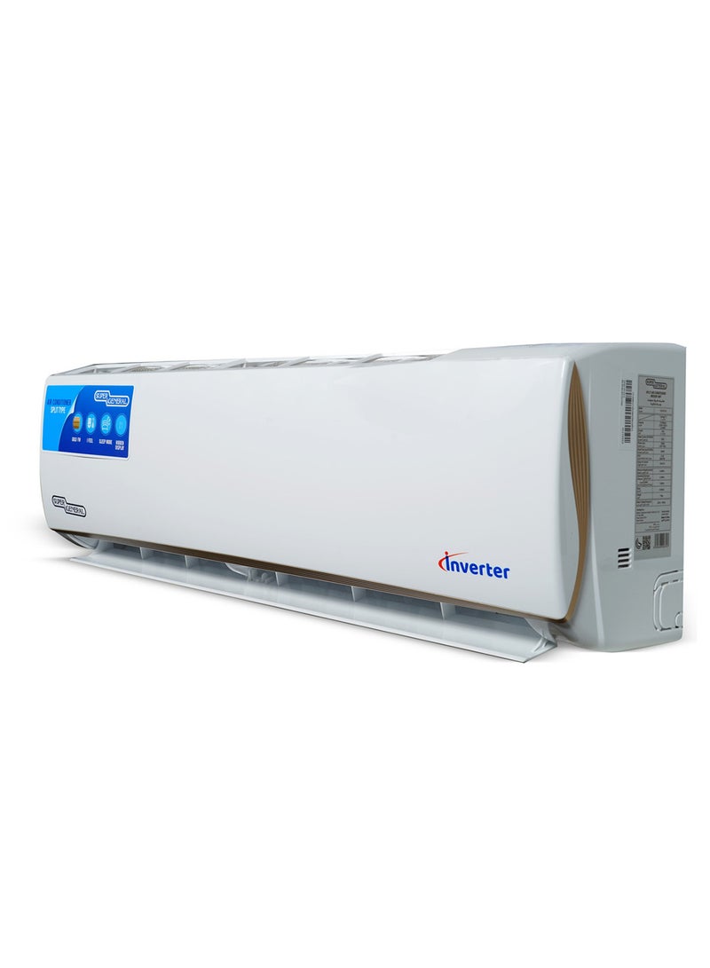 سوبر جنرال 1.5 Ton Split Air Conditioner 18400 BTU With Inverter{Power Saving Technology}, Auto Clean, Gold Fin With Cool Only Function| KSGS181i/KSGS183i White  - Image 2