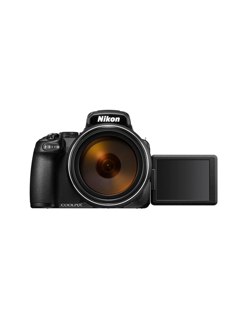 Nikon - Coolpix P1100 Superzoom Digital Camera | 125x Optical Zoom with Image Stabilization 16 MP 4K Ultra HD Video Wi-Fi Connectivity RAW Format and Rotating LCD Screen (Black) - Image 1