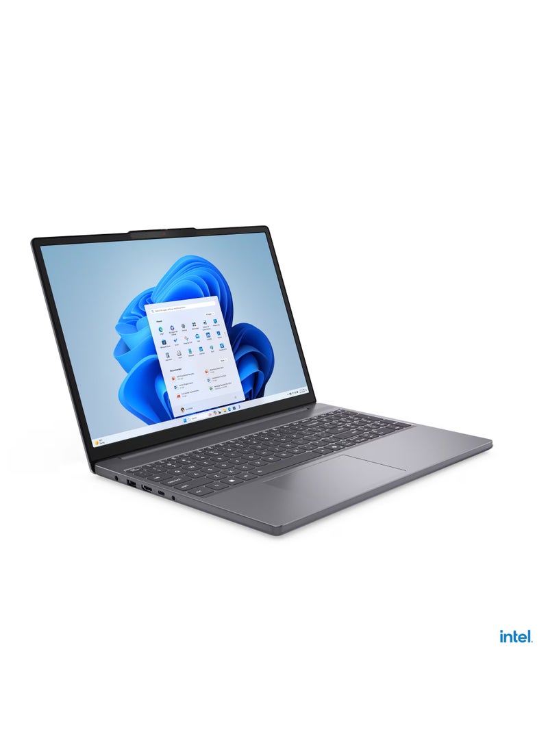 Lenovo IdeaPad Slim 3 15IRH10 (Upgraded Version) Laptop With 15.3-Inch FHD IPS Display, Core i5-13420H Processor/8GB RAM/512GB SSD/Intel UHD Graphics/DOS)Without Windows) English Luna Grey  - Image 2