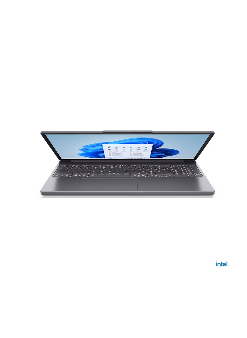 Lenovo IdeaPad Slim 3 15IRH10 (Upgraded Version) Laptop With 15.3-Inch FHD IPS Display, Core i5-13420H Processor/8GB RAM/512GB SSD/Intel UHD Graphics/DOS)Without Windows) English Luna Grey  - Image 4