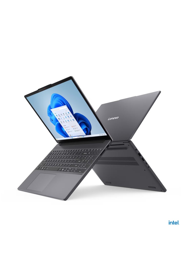 Lenovo - IdeaPad Slim 3 15IRH10 (Upgraded Version) Laptop With 15.3-Inch FHD IPS Display, Core i5-13420H Processor/8GB RAM/512GB SSD/Intel UHD Graphics/DOS)Without Windows) English Luna Grey - Image 1