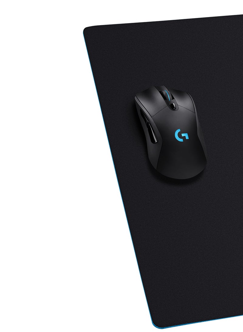 Logitech G840 Extra Large Gaming Mouse Pad, Optimised for Gaming Sensors, Moderate Surface Friction, Non-Slip Mouse Mat, Mac and PC Gaming Accessories, 900 x 400 x 3 mm - Black  - Image 4