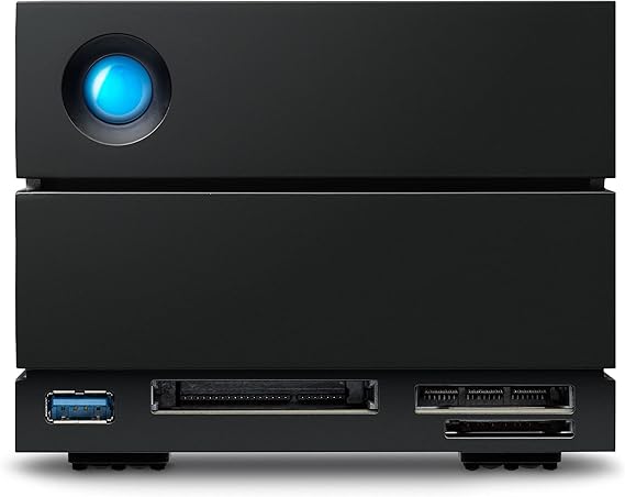 سيجيت - LaCie 2big Dock 16TB External Desk Hard Drive HDD - Thunderbolt and USB4 Compatibility, Data Recovery for Mac and PC 16 TB - Image 1