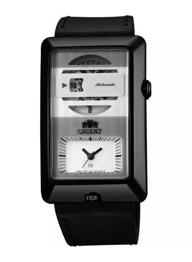 أورينت Men's Watch Quartz Mechanical Watch One-piece Square Watch Men Belt FXCAA001W  - Image 1