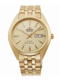 ORIENT Men's Automatic Mechanical Watch All Gold Stainless Steel Watch with Double Calendar Display RA-AB0E04G1BD  - Image 1