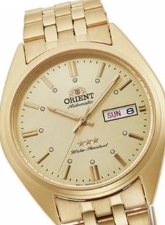 ORIENT Men's Automatic Mechanical Watch All Gold Stainless Steel Watch with Double Calendar Display RA-AB0E04G1BD  - Image 2