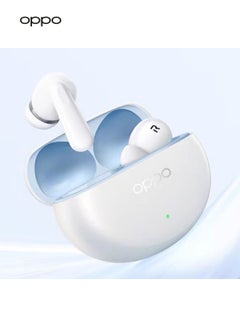 أوبو Enco R3 Pro Noise Cancelling Earbuds - 49dB Deep Noise Reduction, Hi-Res Sound, 44 Hour Battery Life, Bluetooth 5.4 for 5.4ms Low Latency white  - Image 5