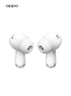 أوبو Enco R3 Pro Noise Cancelling Earbuds - 49dB Deep Noise Reduction, Hi-Res Sound, 44 Hour Battery Life, Bluetooth 5.4 for 5.4ms Low Latency white  - Image 2