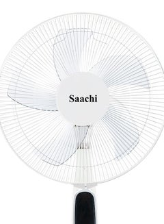 Saachi 16-Inch Stand Fan with Remote Control, Adjustable Height & Speed, Copper Motor, Wide-Angle Oscillation & 1-Hour Timer 60 W NL-FN-1744R-WH White  - Image 3