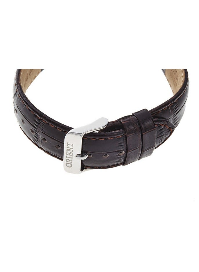 أورينت ساعة يد ميكانيكية أوتوماتيكية للرجال بتصميم ريترو بمرآة كريمية FAC00009N0 - Image 3