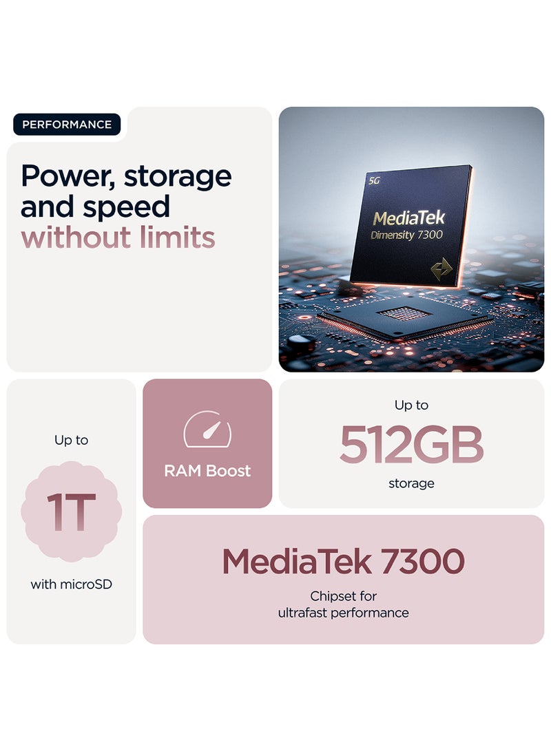 Motorola - Edge 60 Fusion 5G Dual SIM Pantone Zephyr 12GB RAM  256GB With Free Gifts Moto Buds And 68W Charger Turbo - Middle East Version - Image 1