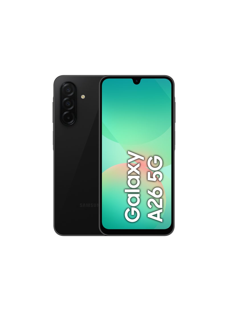 Samsung Galaxy A26 5G Dual SIM Black 6GB RAM 128GB - International Version - Image 1
