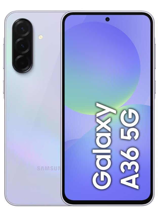 سامسونج جالاكسي A36 5G ثنائي الشريحة لافندر رائع 8 جيجابايت رام 128 جيجابايت - النسخة الدولية - Image 1
