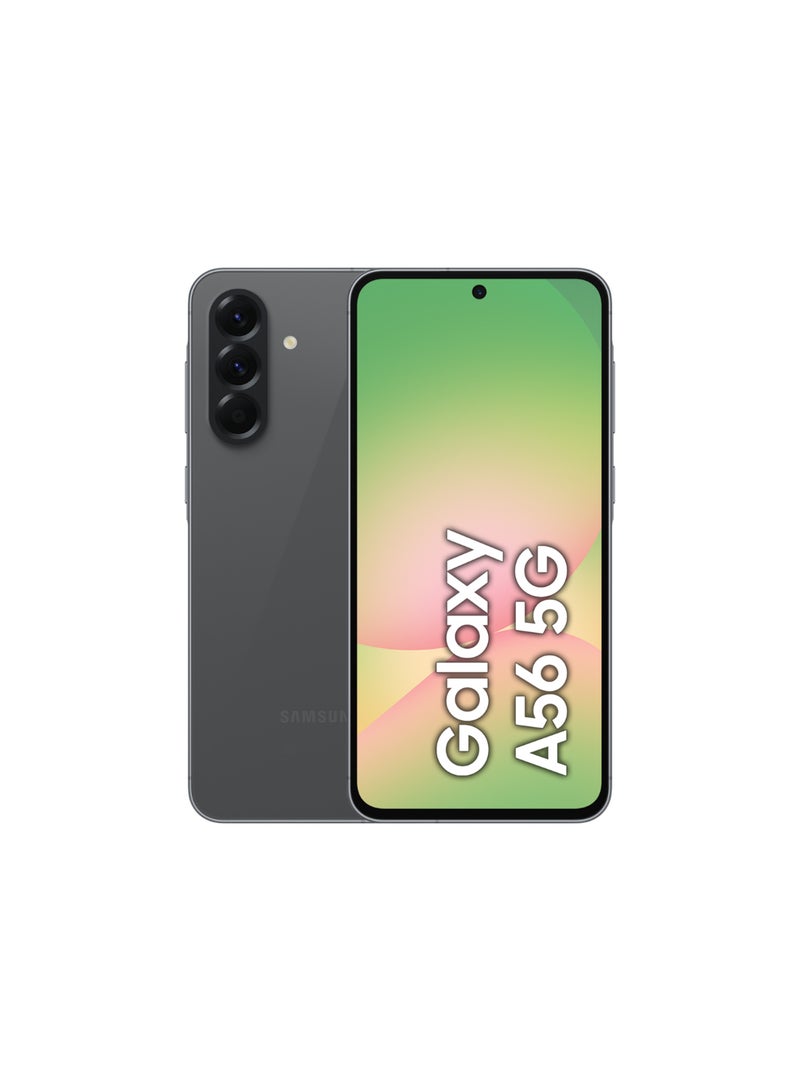 سامسونج Galaxy A56 5G Dual SIM Awesome Graphite 8GB RAM 128GB - International Version  - Image 1