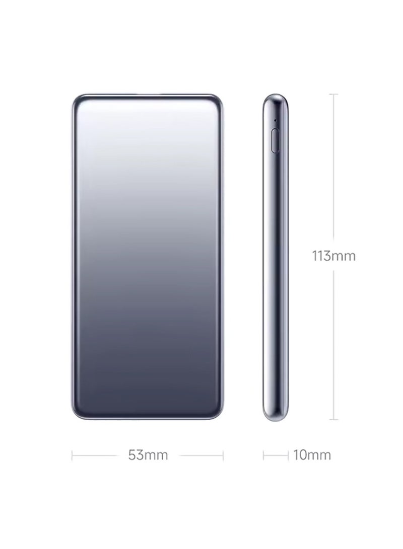 Xiaomi Ultra Slim 5000mAh Portable Power Bank, Lightweight, Fast Charging And Travel-Friendly Grey - Image 4