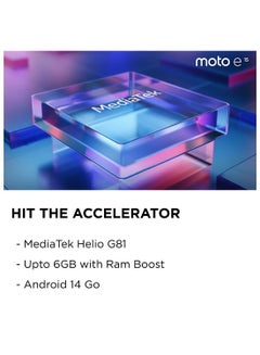 Motorola E15 4G Dual SIM Fresh Lavender 2GB RAM 64GB With Motorola Bottle - Middle East Version  - Image 5