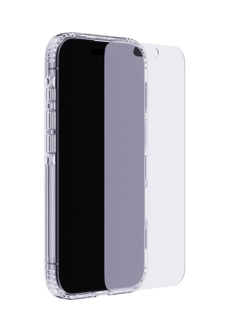 tech21 - Bundle Screen Protector And Case And Camera Lens Protector For iPhone 16 Pro Max clear - Image 1