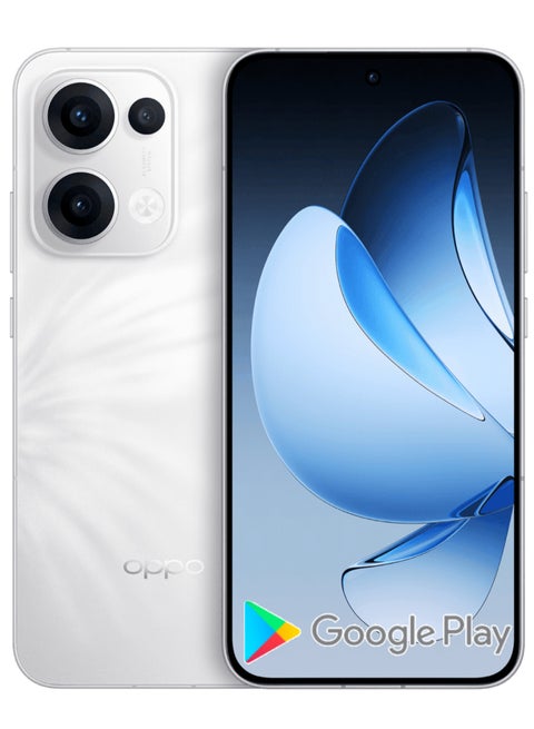 Reno 13 Mobile 12GB+512GB White features a 6.7-inch FHD+ AMOLED display with a 120Hz refresh rate, a 240Hz touch sampling rate, a 2,160Hz PWM dimming rate, Mediatek Dimensity 8350 chipset with Google play Chinese version