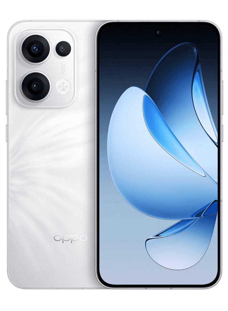 Reno 13 Mobile 12GB+512GB White features a 6.7-inch FHD+ AMOLED display with a 120Hz refresh rate, a 240Hz touch sampling rate, a 2,160Hz PWM dimming rate, Mediatek Dimensity 8350 chipset with Google play Chinese version