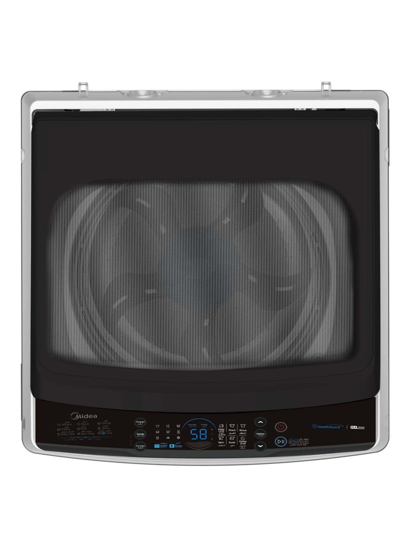مديا Top Load Washing Machine 10KG 8 Programs LED Display MA200W100WKSA White  - Image 4