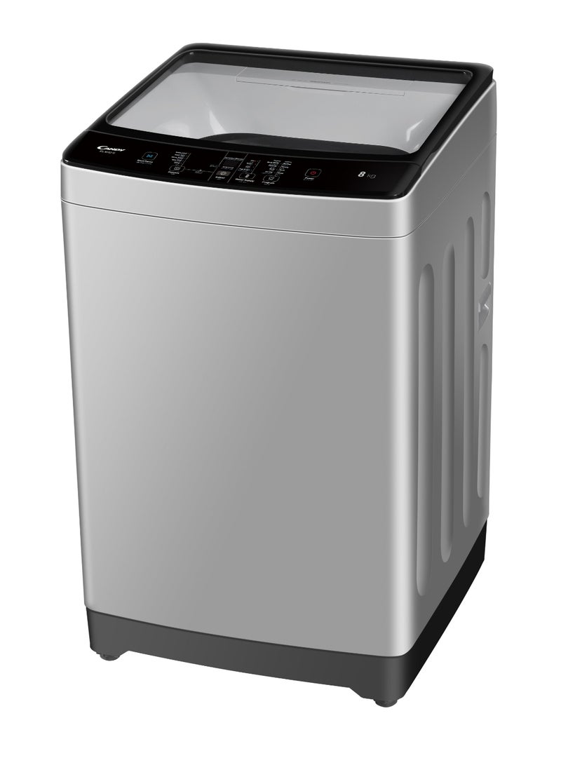 كاندي Top Load Fully Automatic Washing Machine 8KG RTL 881SZ-19 Silver  - Image 2