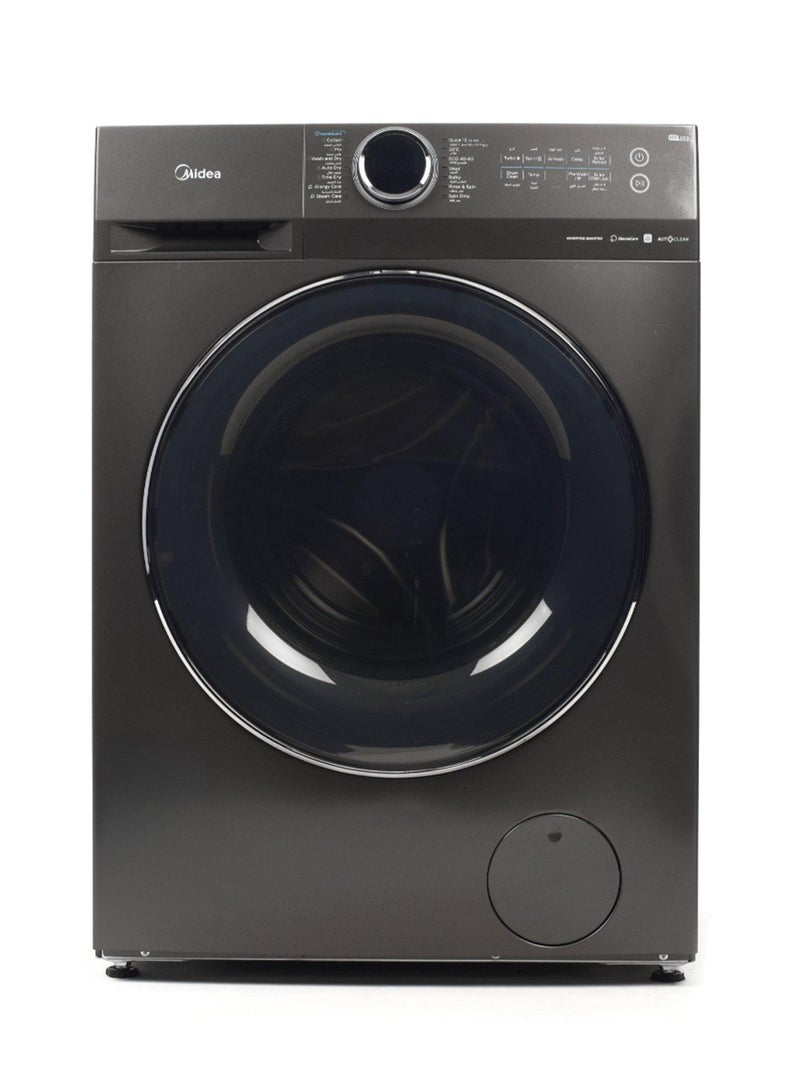 مديا Frontload WasherDryer 10KG 7KG Inverter WIFI Steam 1400 rpm MF200D100W1T-SA Titanium  - Image 1