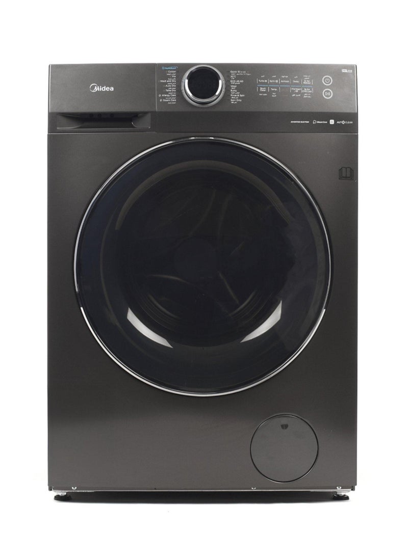 مديا Frontload WasherDryer 12KG 8KG Inverter WIFI Steam 1400 rpm MF200D120W1T-SA Titanium  - Image 1