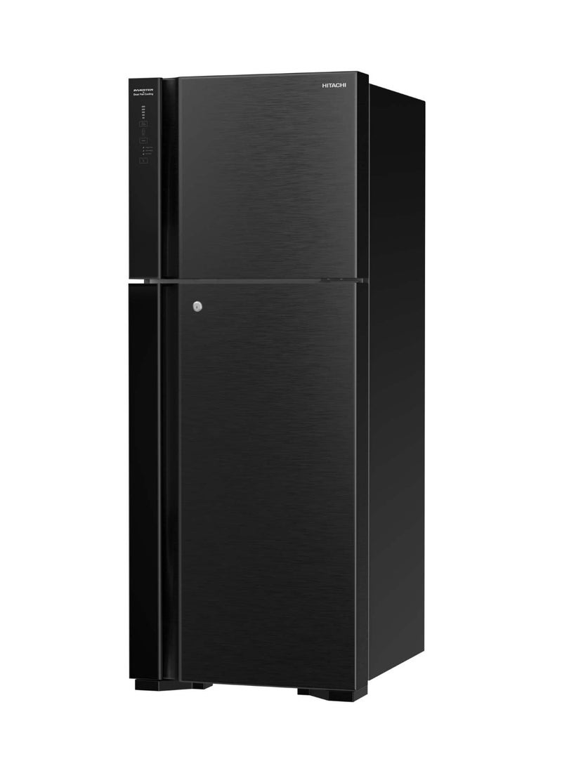 هيتاشي Refrigerator 11.8Cuft Freezer 4.1Cuft No Frost Inverter Compressor HRTN7489DFBBKSA Black  - Image 5