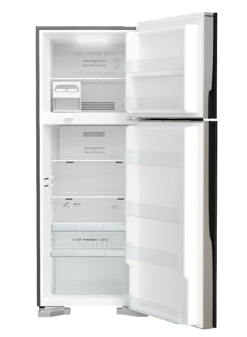 HITACHI Refrigerator 11.8Cuft Freezer 4.1Cuft No Frost Inverter Compressor HRTN7489DFBSLSA Silver - Image 3