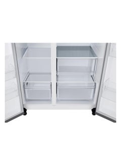 LG SBS Refrigerator 14.9Cuft Freezer 8.3Cuft Smart Inverter LS25CBBDIK PCM Silver  - Image 4