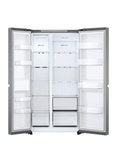 LG SBS Refrigerator 14.9Cuft Freezer 8.3Cuft Smart Inverter LS25CBBDIK PCM Silver  - Image 2