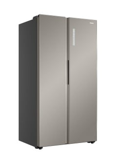Haier Side by Side Refrigerator 137Cuft Freezer 75Cuft HRF-768SS Gray  - Image 2
