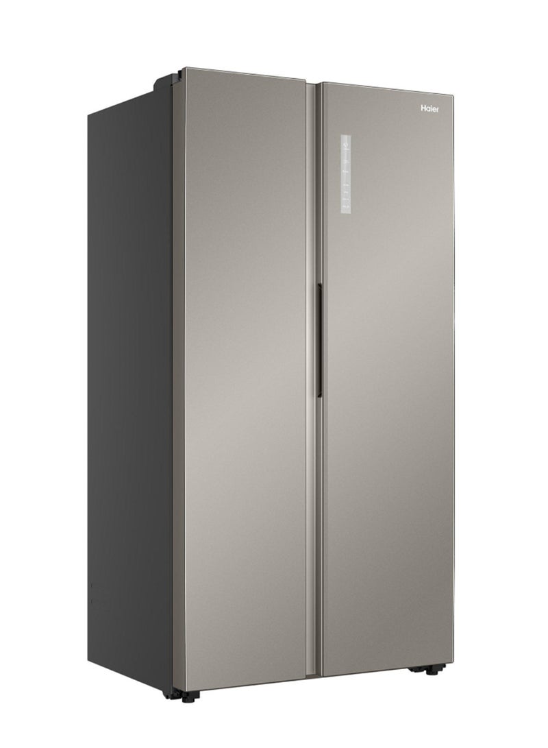 هاير Side by Side Refrigerator 137Cuft Freezer 75Cuft HRF-768SS Gray  - Image 2