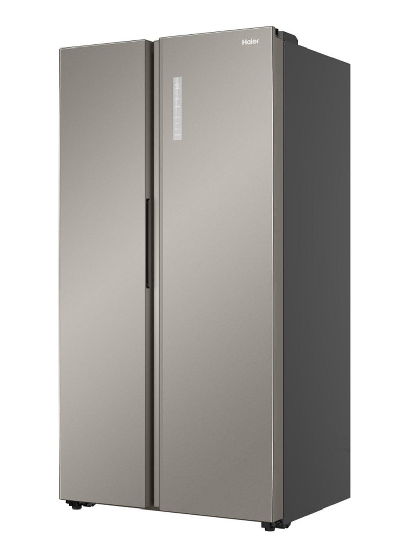 هاير Side by Side Refrigerator 137Cuft Freezer 75Cuft HRF-768SS Gray  - Image 3