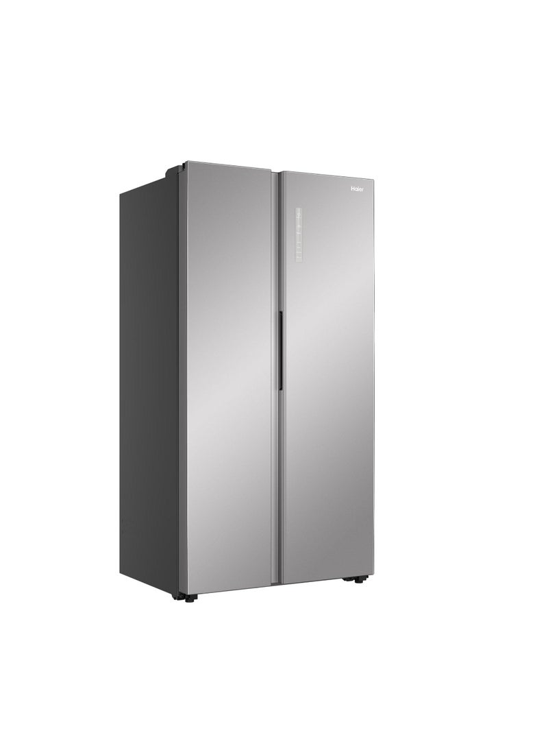 هاير Side by Side Refrigerator 13.7Cuft Freezer 7.5Cuft HRF-768DP Silver  - Image 3