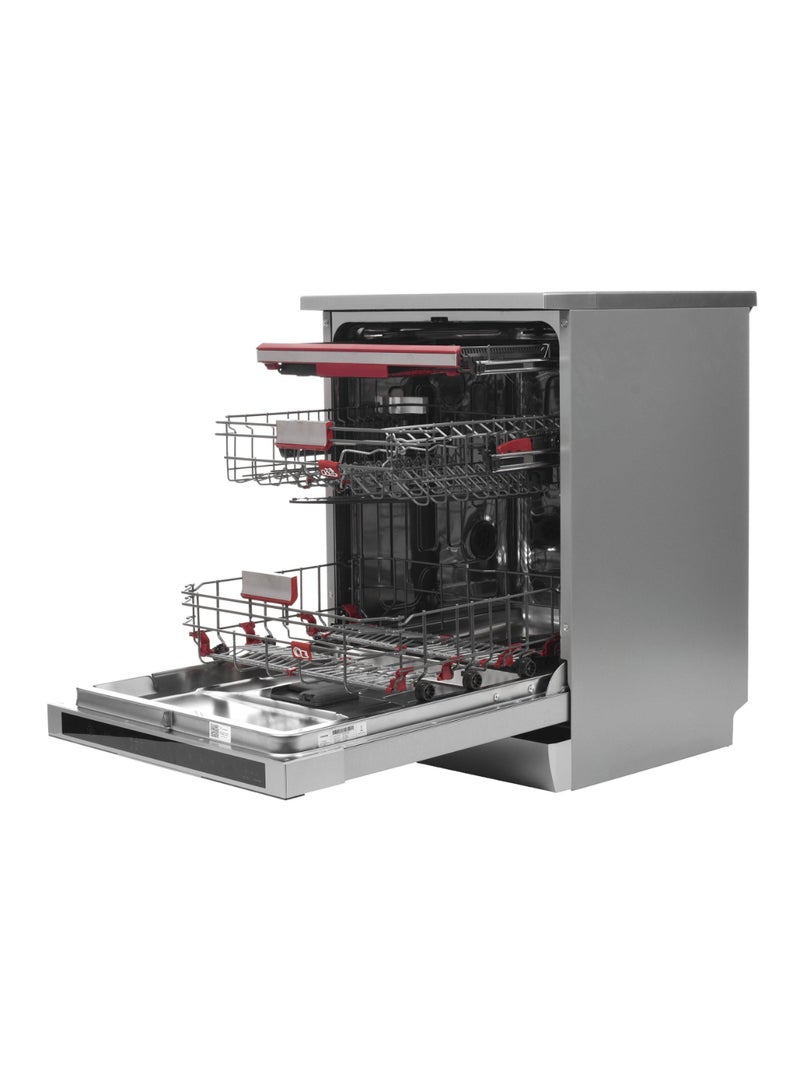 توشيبا - Dishwasher 14 Place Settings 10 Programs DW-14F6ME(SS)-SA Stainless Steel - Image 1