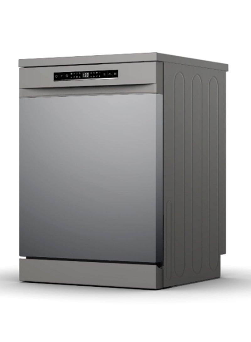 هايسنس Dishwasher 15 Place Setting 8 Programs HS643E90SSA Silver  - Image 2