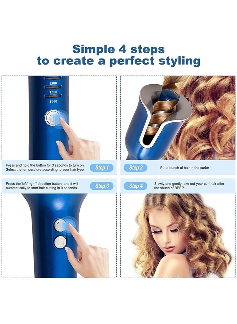 REBUNE Original RE-2082 Automatic Rotation Hair Curler Fast Heating 5 Temperatures & 2 Directions for All Hair  - Image 4