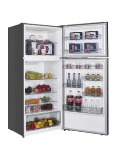 هام Refrigerator, Two Doors, Steel, 18.6 Feet, Inverter HM680SRF-O23INV Steel  - Image 2
