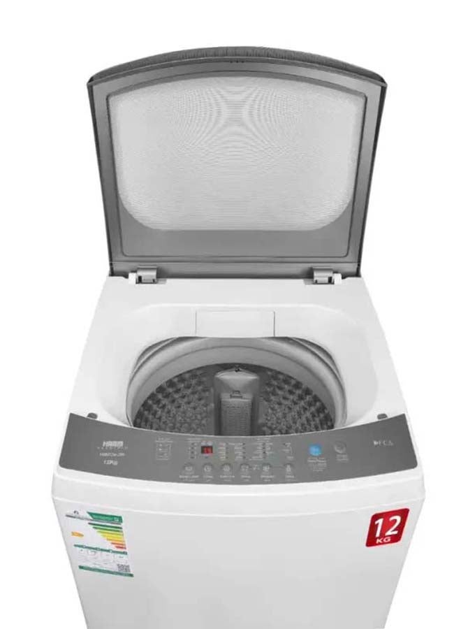 هام Haam Top Load Washing Machine 12kg, White HWM12W-24N White  - Image 2